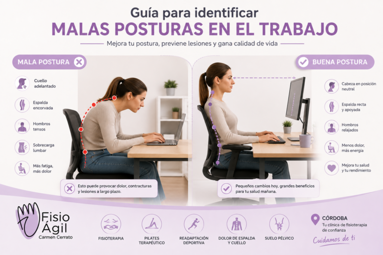 MALA POSTURA EN EL TRABAJO